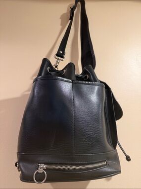 Coach # NT - 4903 Black Women's Drawstring Bucket Bag